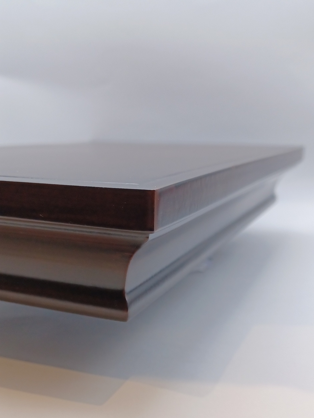 Dark Brown Wood Floating Shelf